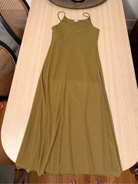 H&M | Dresses | Hm Lime Green Fringe Dress Size Xs | Poshmark